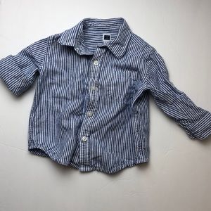 Janie and Jack • striped linen shirt